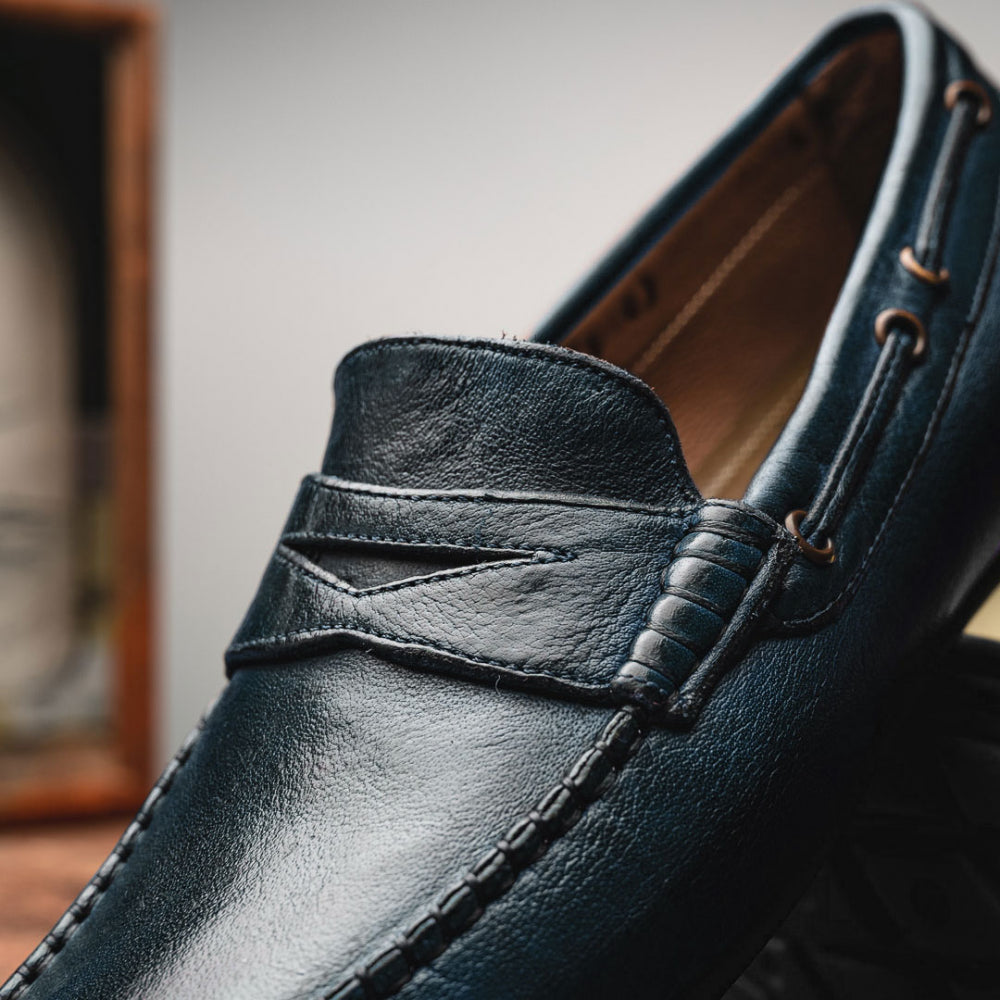 Calzoleria Toscana 2515 Driving Loafers Navy