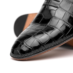 Caporicci 2542 Alligator Oxfords Black