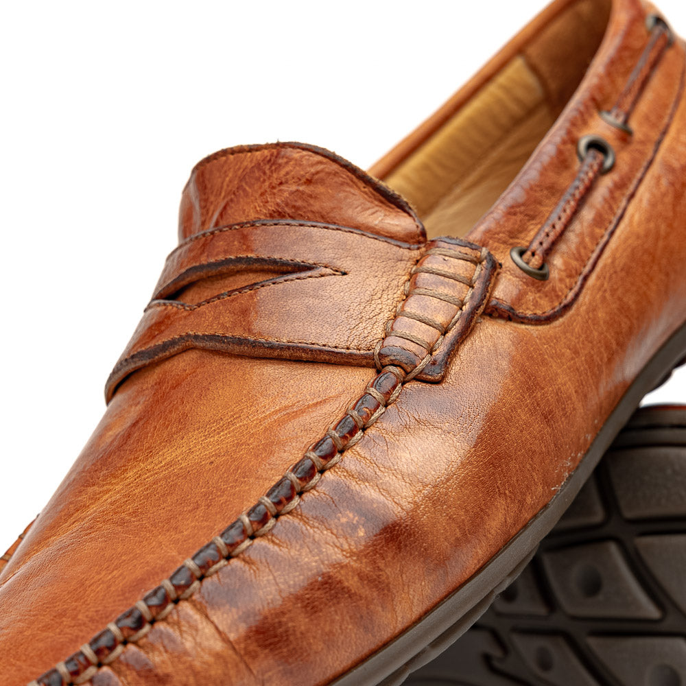 Calzoleria Toscana 2515 Driving Loafers Brick