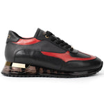 Vinci Leather The Leather Sneaker Black / Red