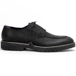Zelli Campo Suede Goatskin / Wax Lace-up Shoes Black
