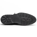 Zelli Campo Suede Goatskin / Wax Lace-up Shoes Black (26-224-BLK)