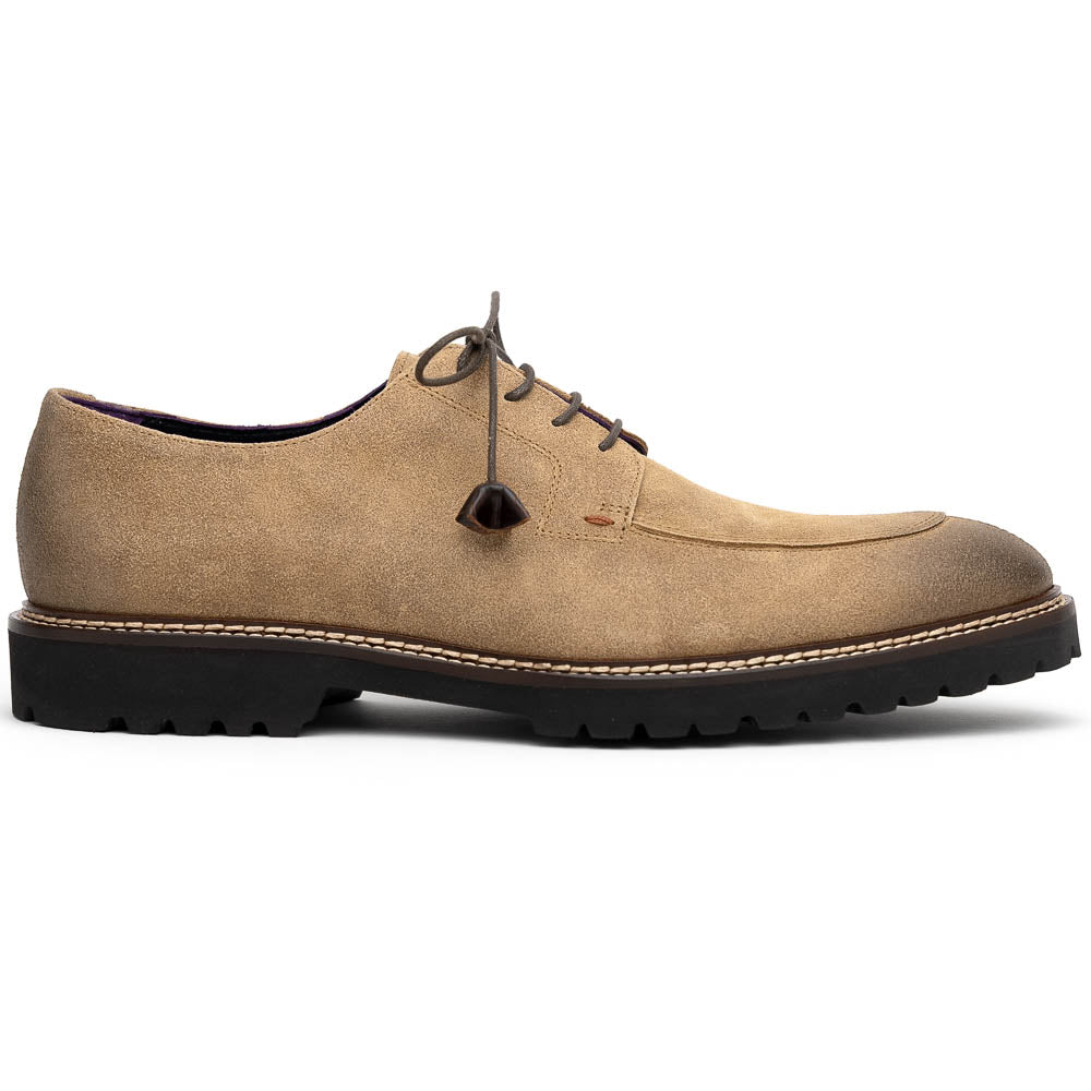 Zelli Campo Suede Goatskin / Wax Lace-up Shoes Oak