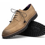 Zelli Campo Suede Goatskin / Wax Lace-up Shoes Oak (26-224-OAK)