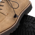 Zelli Campo Suede Goatskin / Wax Lace-up Shoes Oak (26-224-OAK)