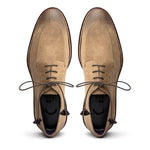 Zelli Campo Suede Goatskin / Wax Lace-up Shoes Oak (26-224-OAK)