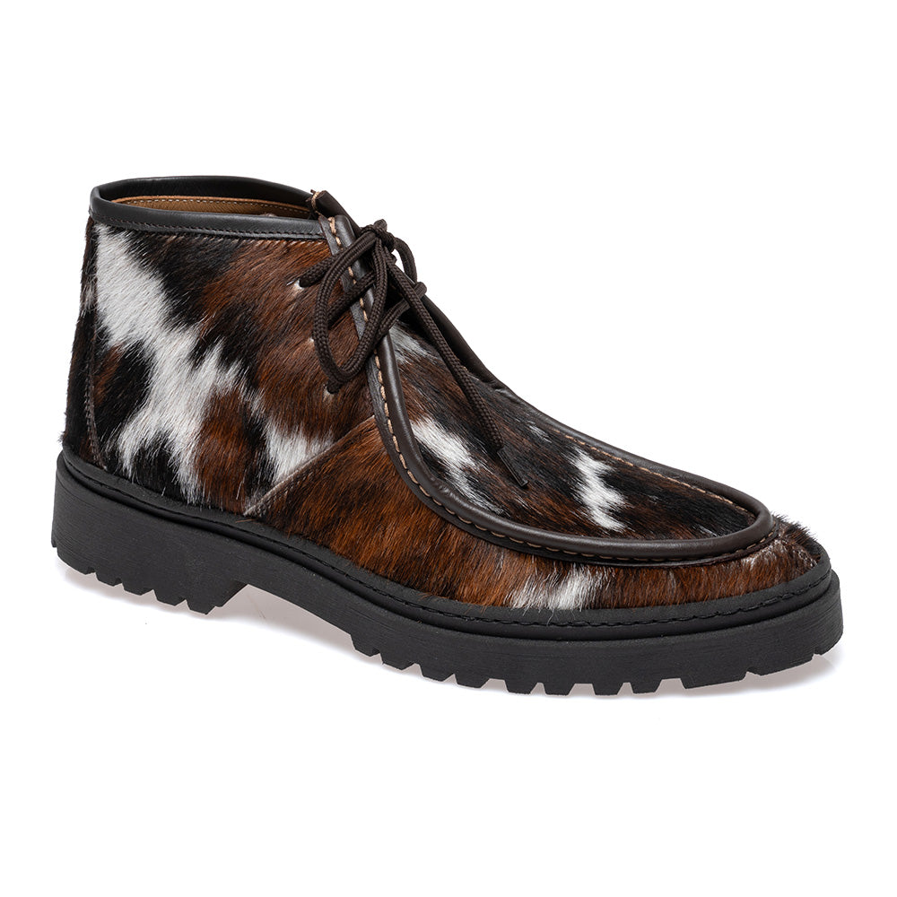 Mauri 2700/1 Pony & Calfskin Lace Up Boot Natural / Sport Rust