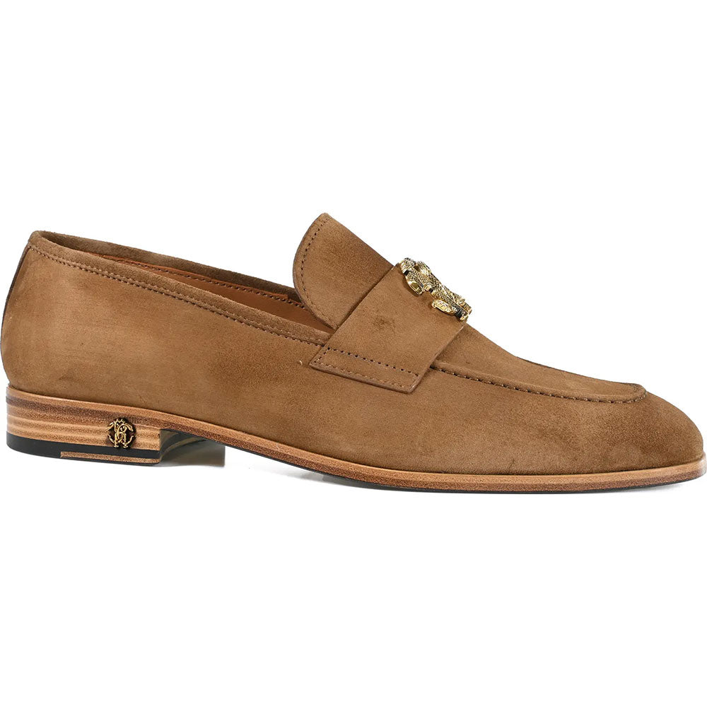 Roberto Cavalli Suede Bit Loafer Burned Brown