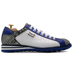 Harris Firenze 1913 Coconut / Python Leather Sneaker Green