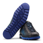 Harris Firenze 1913 Leather Sneakers Blue