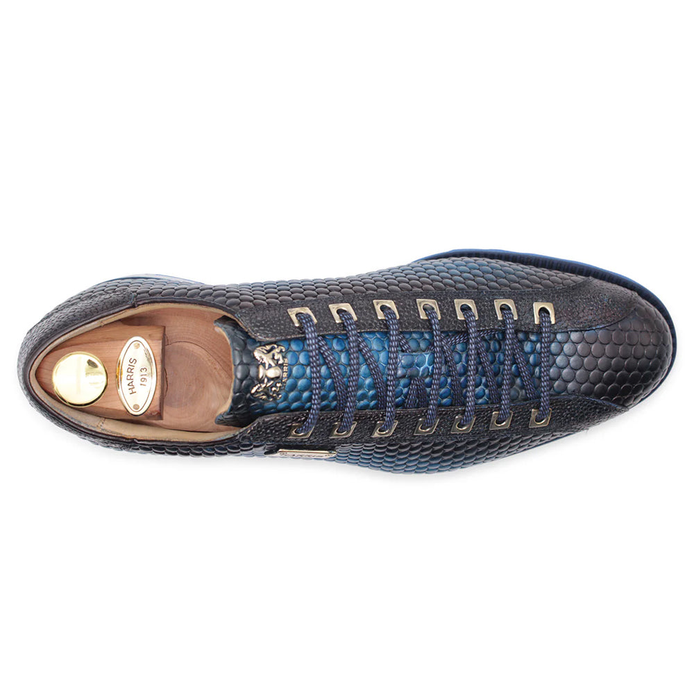 Harris Firenze 1913 Leather Sneakers Blue