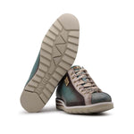 Harris Firenze 1913 Hand Shaded Leather Sneakers Green