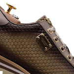 Harris Firenze 1913 Hand Shaded Leather Sneakers Beige