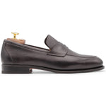 Harris Firenze 1913 Rice Grain Embossed Leather Brown