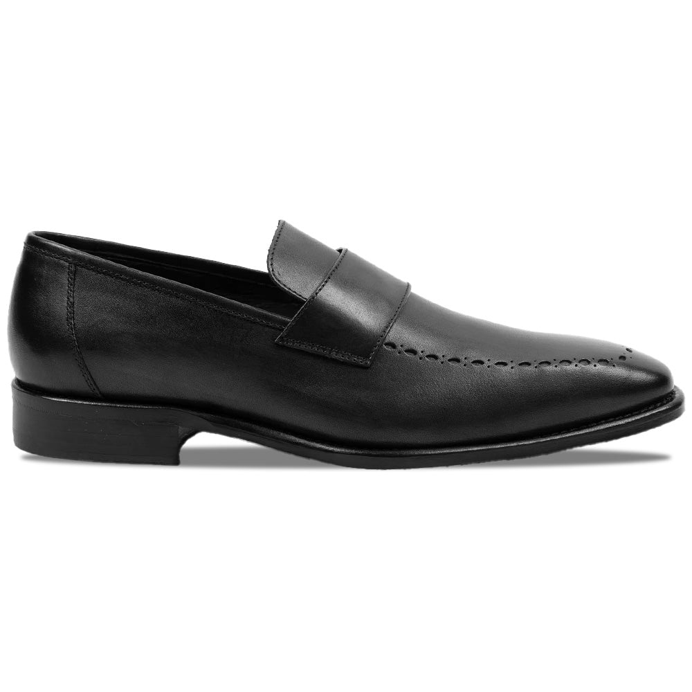 Calzoleria Toscana 5712 Calfskin Dress Loafers Black