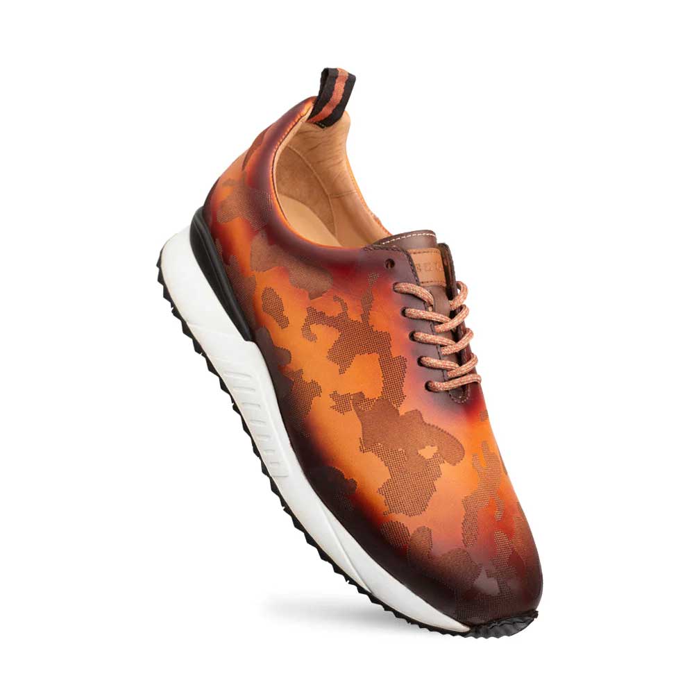 Mezlan Camouflage Deluxe Sneaker Multi Rust