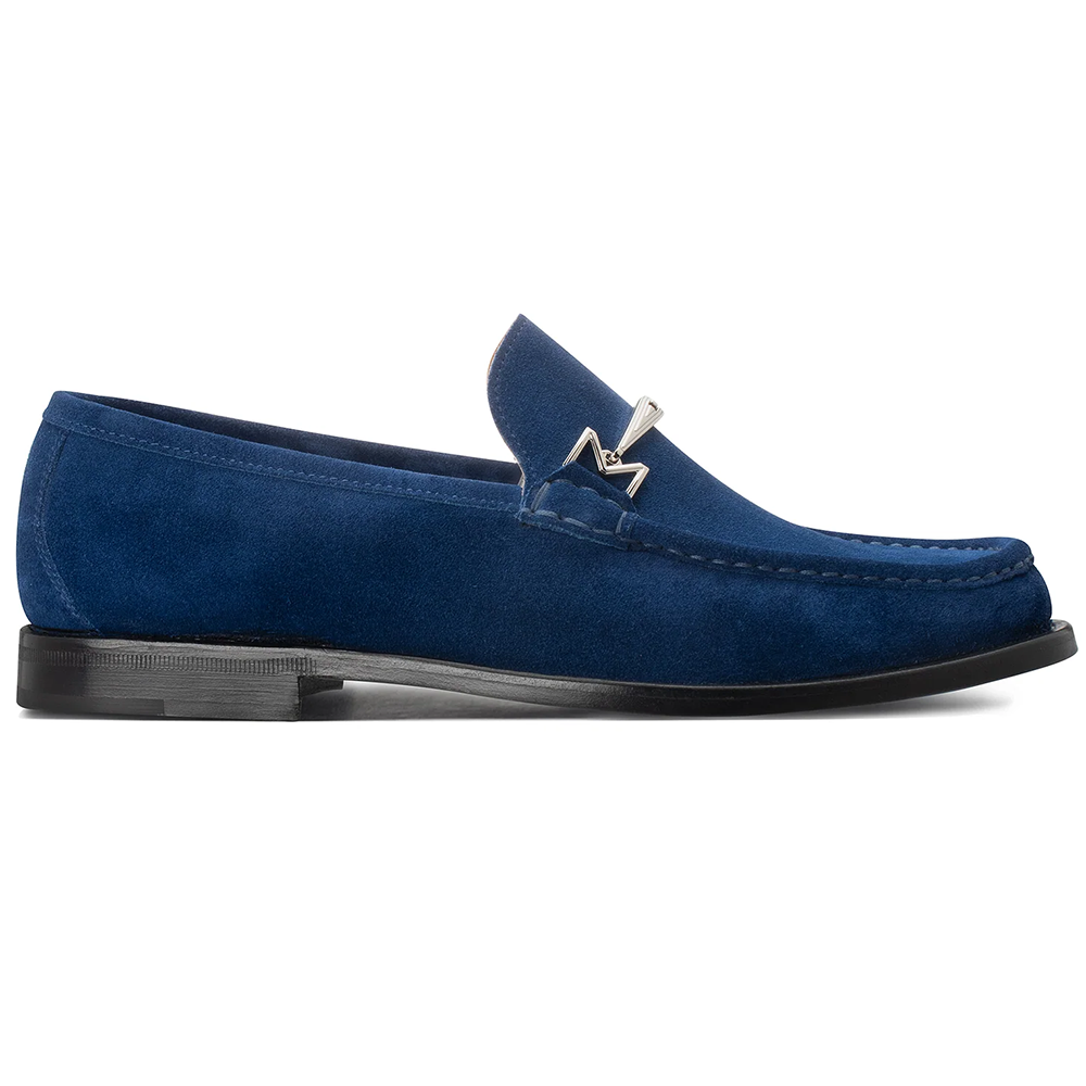 Moreschi Blue Suede Loafer (144541C)
