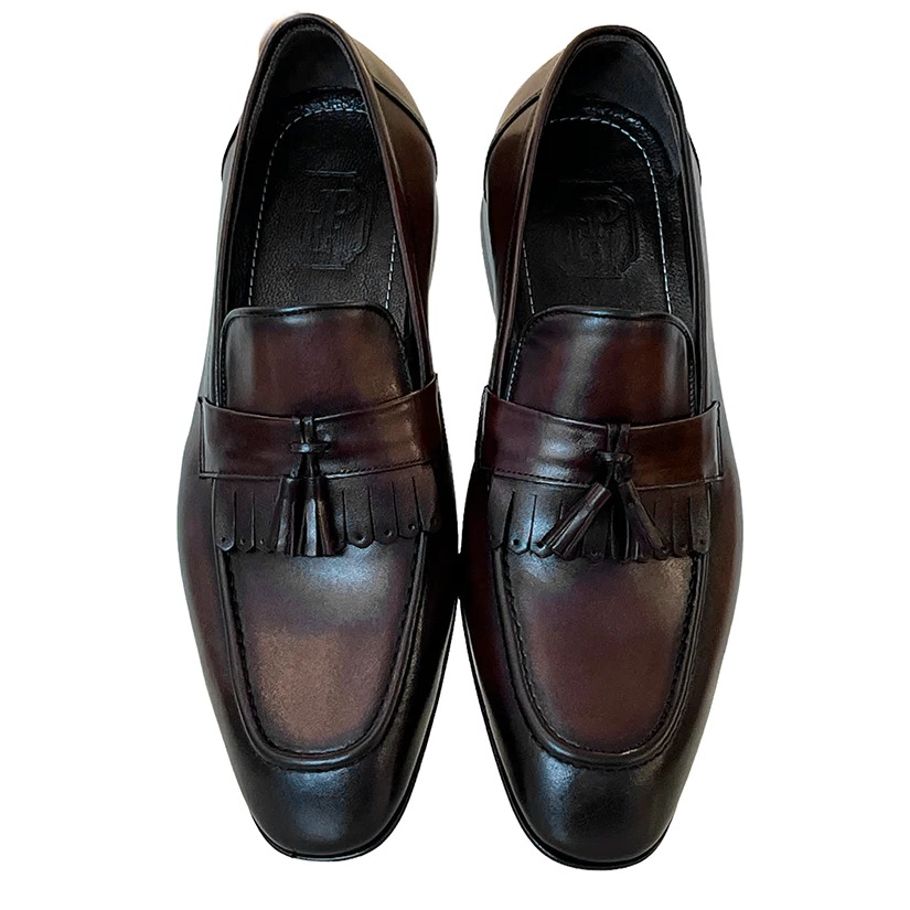 Corrente 3010 Kiltie Tassel Loafer Brown