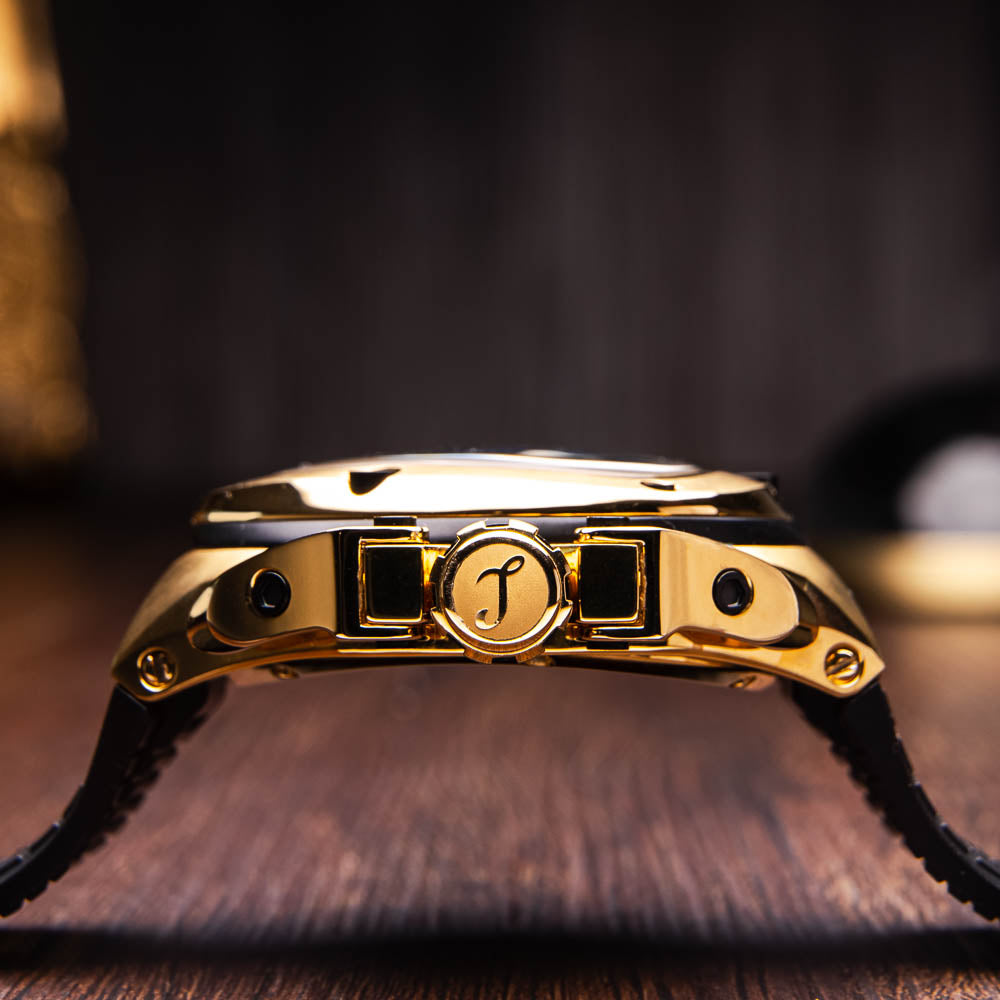 Tonino Lamborghini Spyder 3011SP Stainless Steel Chronographic Sport Watch Gold (Limited Edition)
