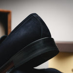 Calzoleria Toscana 7730 Suede Penny Loafers Blue