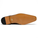Maseratti Assenzio 3012 Embossed Crocodile & Ostrich Derby Shoes Brown