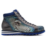 Harris Firenze 1913 Polacchino Python Boot Blue
