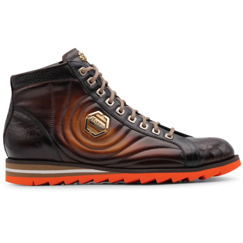 Harris Firenze 1913 Leather Ankle Boots Brown