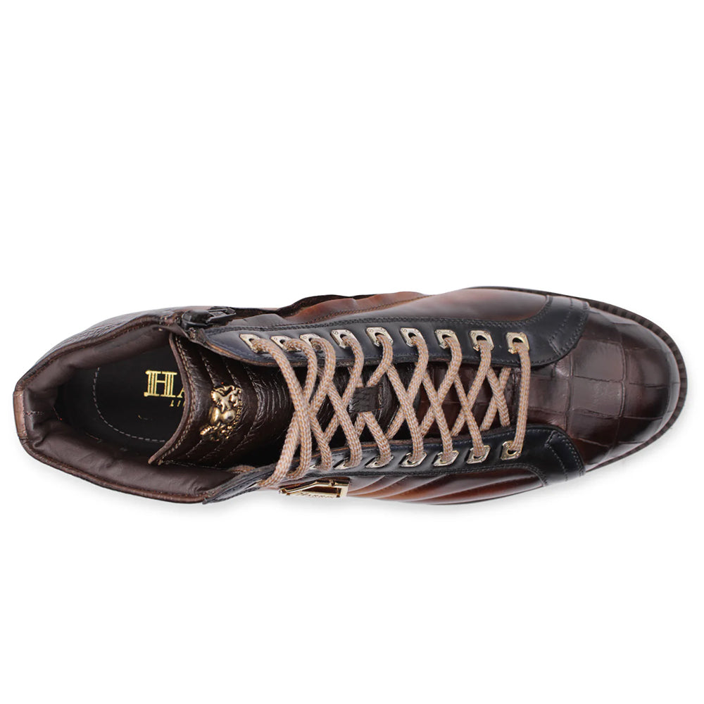 Harris Firenze 1913 Leather Ankle Boots Brown