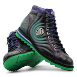 Harris Firenze 1913 Leather Ankle Boots Green