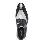 Mauri 3070 Whispers Ostrich & Alligator Shoes Acre Raindrops / Black (Special Order)