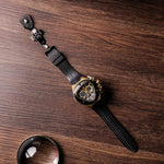 Tonino Lamborghini Spyder 3111SP Stainless Steel Chronographic Sport Watch Black/Gold (Limited Edition)