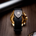 Tonino Lamborghini Spyder 3111SP Stainless Steel Chronographic Sport Watch Black/Gold (Limited Edition)