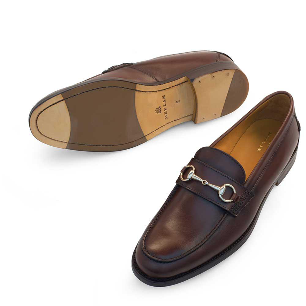 Mezlan E410 Leather Horsebit Loafer Brown (3151)