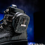Mauri 3200 Crocodile Boots Black (Special Order)