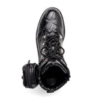 Mauri 3200 Crocodile Boots Black (Special Order)