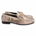 Corrente 3218 Python Buckle Loafer Multi Beige