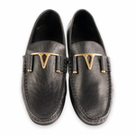 Corrente 3218 Deer Buckle Loafer Black