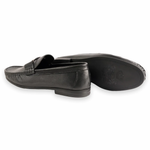 Corrente 3218 Lizard Buckle Loafer Black