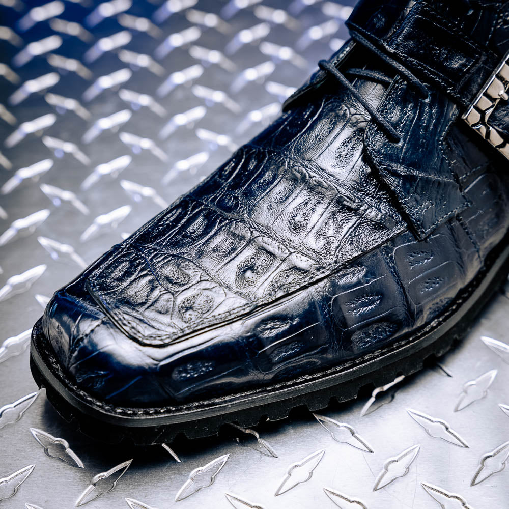 Mauri 3238/1 Baby Croc Boots Wonder Blue | MensDesignerShoe.com