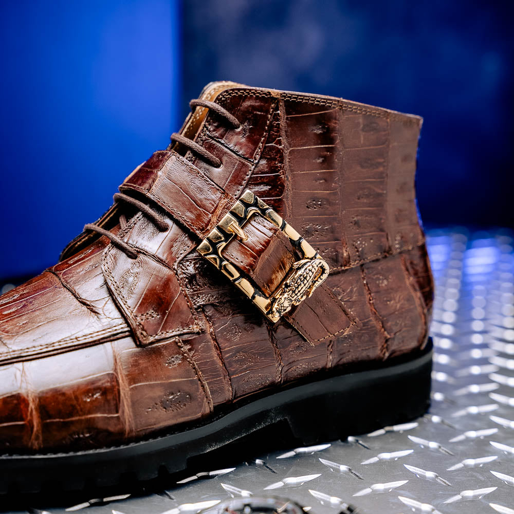 Mauri 3238/1 Baby Croc Boots Camel | MensDesignerShoe.com