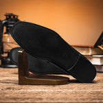 Calzoleria Toscana 3238-M Ostrich Bit Loafers Black
