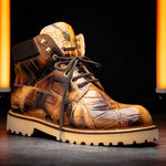 Mauri 3240/3 Alligator / Nappa Boots Dune Smoke & T. Moro