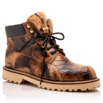 Mauri 3240/3 Alligator / Nappa Boots Dune Smoke & T. Moro