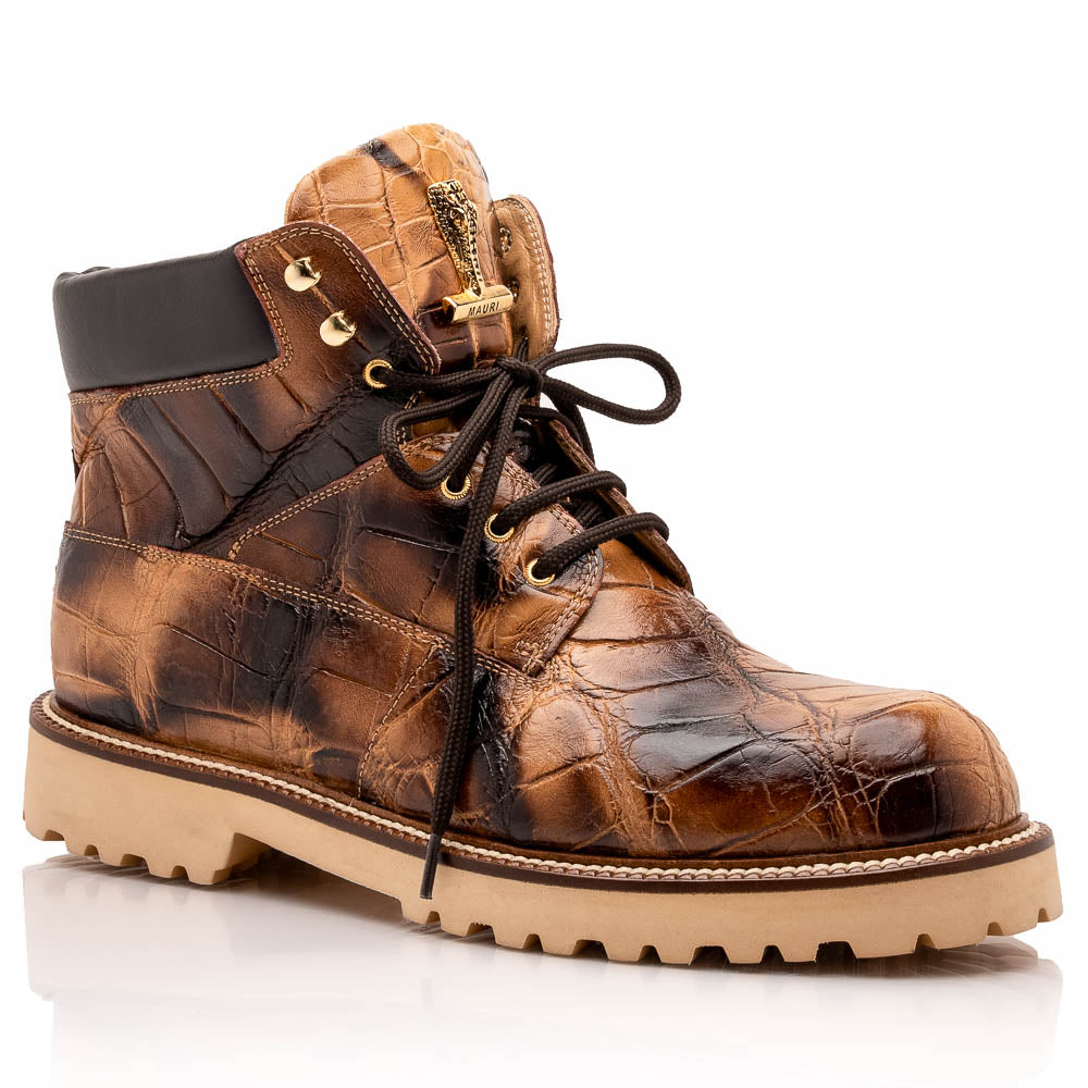 Mauri 3240/3 Alligator / Nappa Boots Dune Smoke & T. Moro