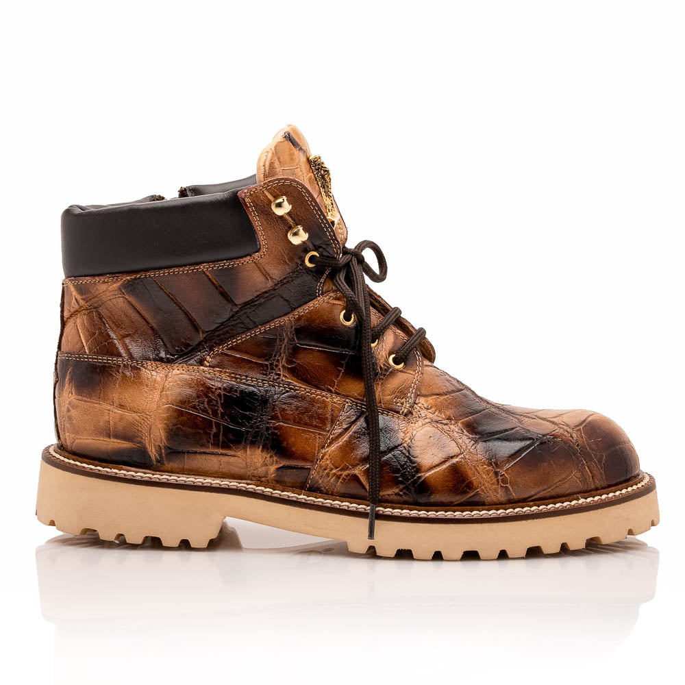 Mauri 3240/3 Alligator / Nappa Boots Dune Smoke & T. Moro