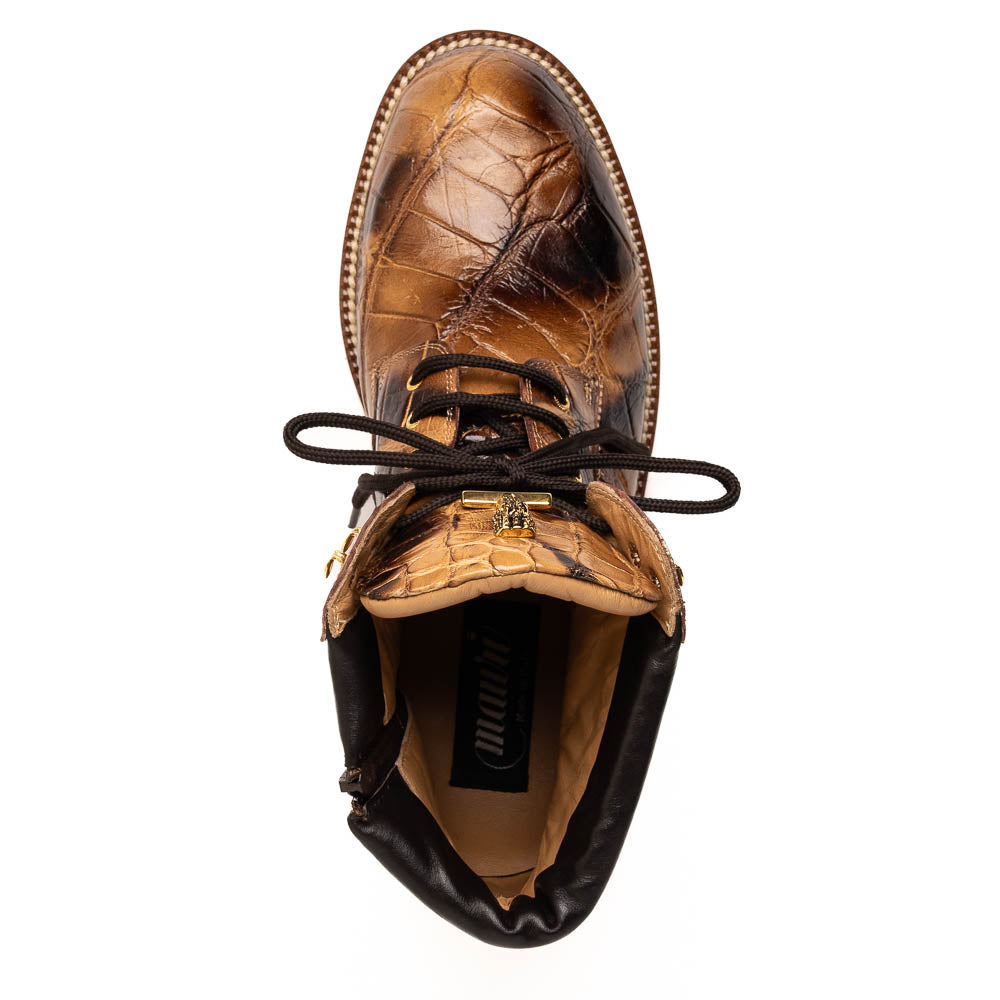 Mauri 3240/3 Alligator / Nappa Boots Dune Smoke & T. Moro