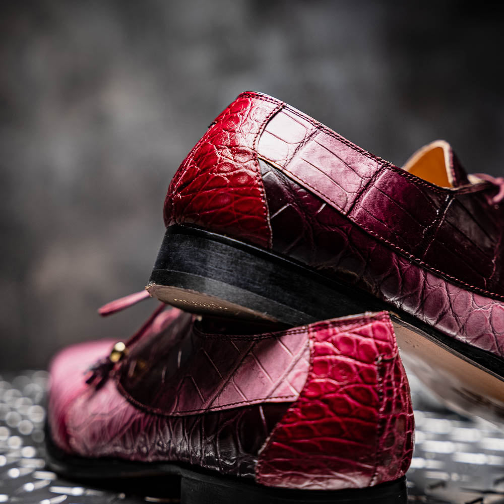 Mauri 3265 Alligator Shoes Multi Ruby