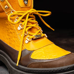 Mauri 3271 Baby Croc & Nappa Boots Sport Rust / Toffee (Special Order)