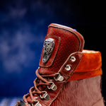 Mauri 3271 Renegade Nabuk/ Nappa/ Baby Croc Boots Gold