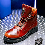 Mauri 3271 Renegade Nabuk/ Nappa/ Baby Croc Boots Gold